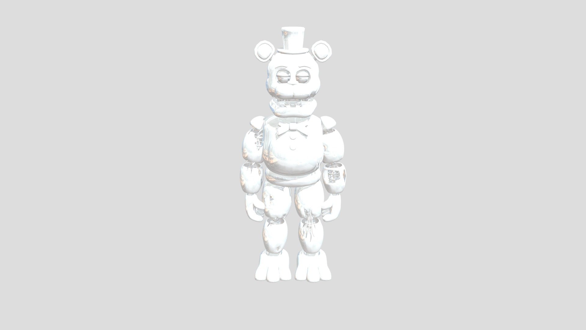 FNaF 2 Withered Freddy - Download Free 3D model by Rodzinkkk [a5ffeb9 ...