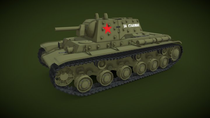 Tank KV-1 F-32  with additional armor ( 1941 )