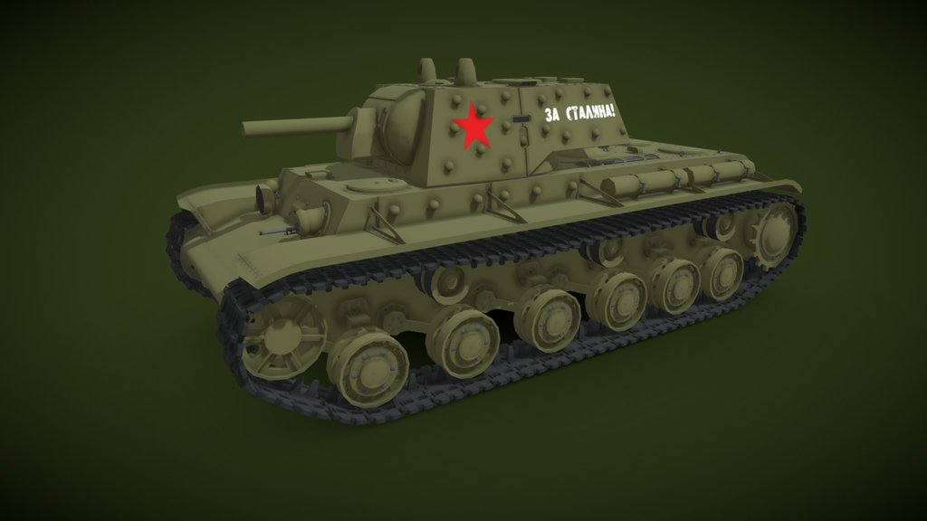 Tank KV-1 F-32  with additional armor ( 1941 )