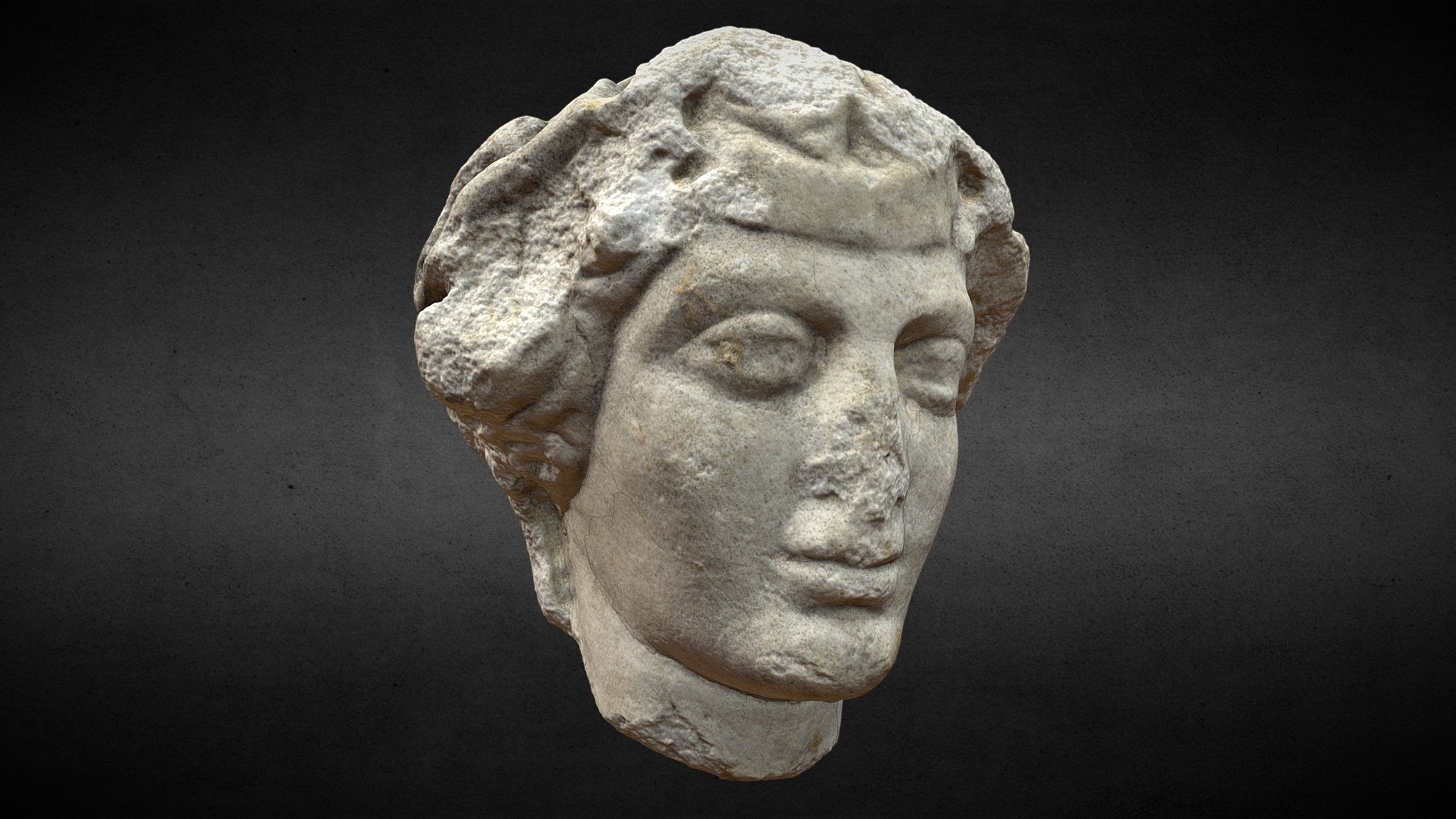 Roman Head Of Dionysus