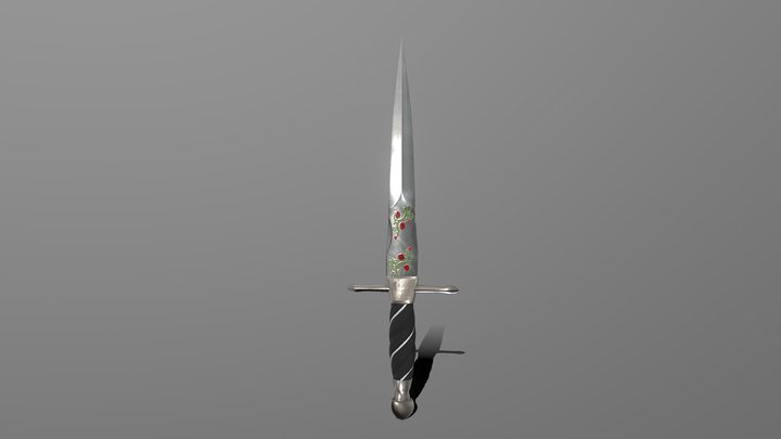 Dagger&Roses 3D Model