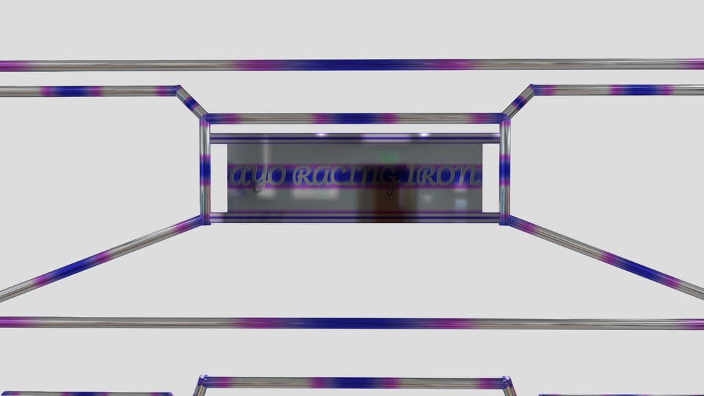 Titanium tailgate blue&purple