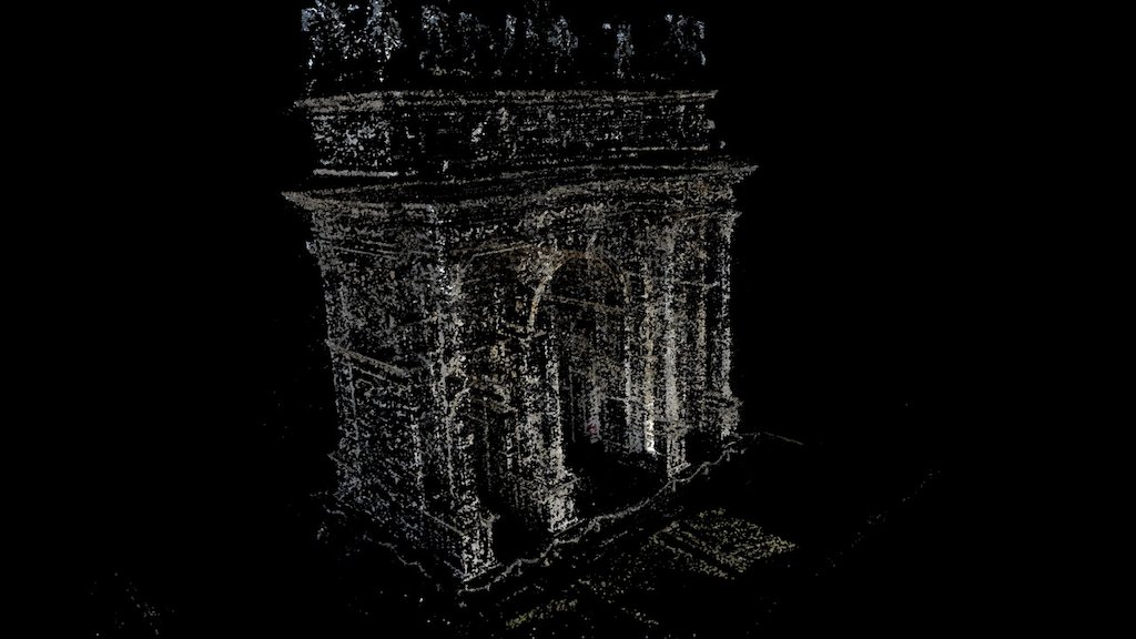 Arco della Pace, cloud