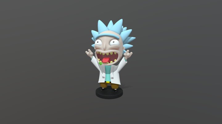 Mini Rick 3D Model