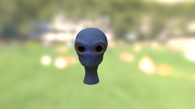 first alien head 3D Model