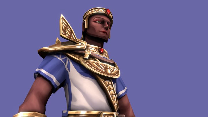 [Student Work]  Egyptian Warrior 3D Model