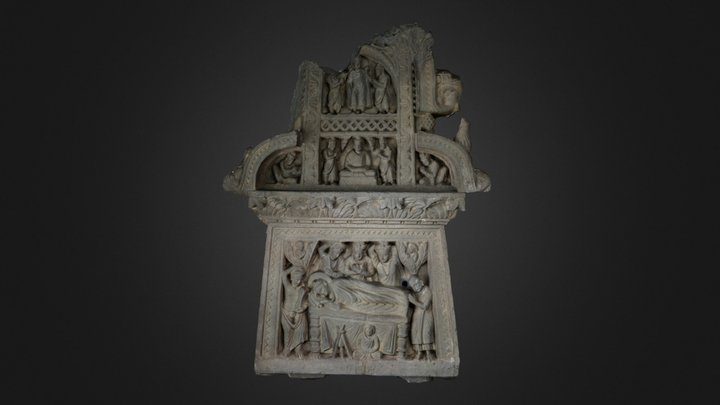 Stupa Fragment 3D Model
