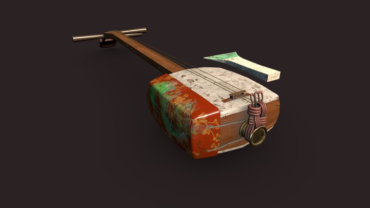 Shamisen 2019 3D Model