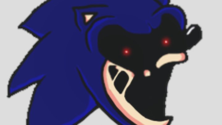 Sonic Exe FNF 2D 3D Rig 3D Model