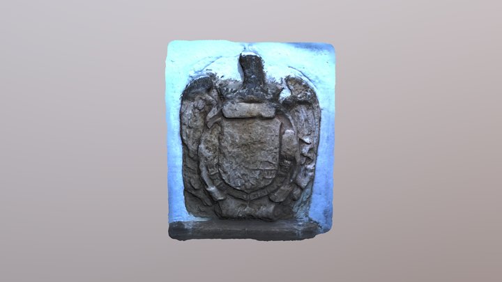 Blasón de Carlos I s. XVI 3D Model