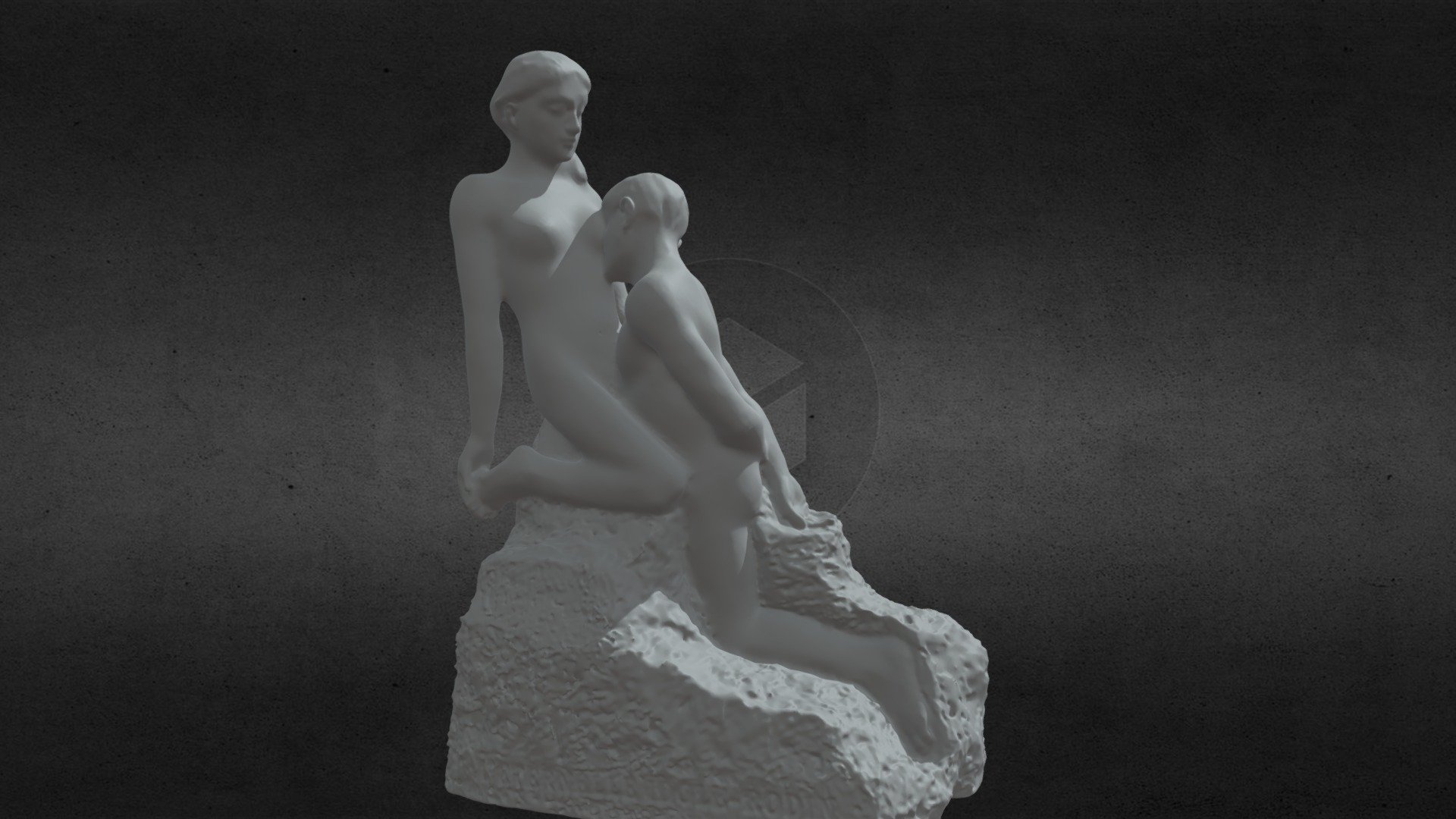 Miniatura Escultura Rodin — Sketchfab embed 3D viewer