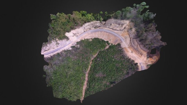 The road to Nam Kong 2 HPP_19-05-2016 3D Model