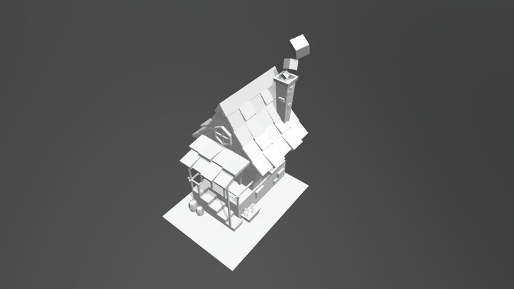 Little cottage. 3D Model