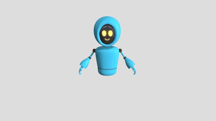 Cute Robot – Free 3D Model STL