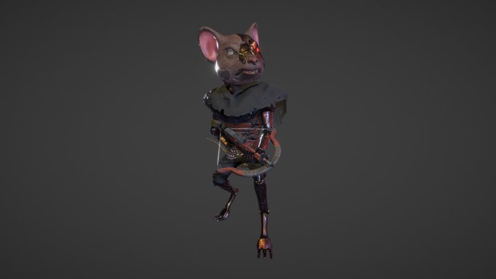 Saboteur_cyborg 3D Model