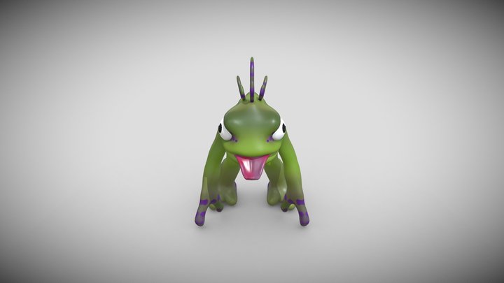 Murloc-like monster 3D Model