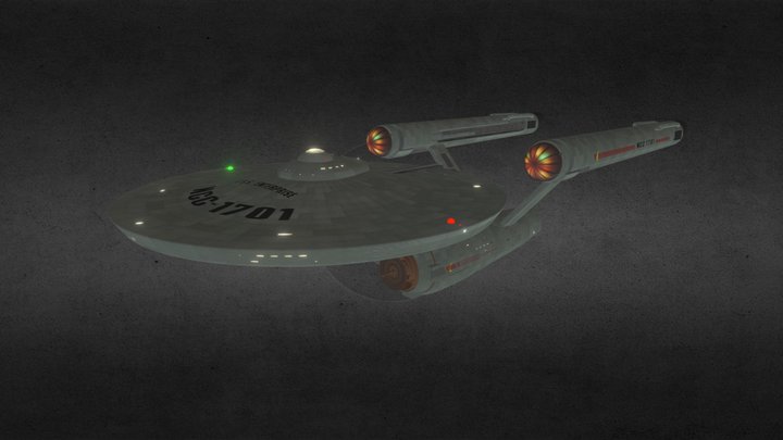 Star Trek Online | TOS Enterprise – Free 3D Model STL