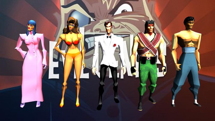 Evil Genius (2004) - Super Agents/The Heroes – Free 3D Model STL
