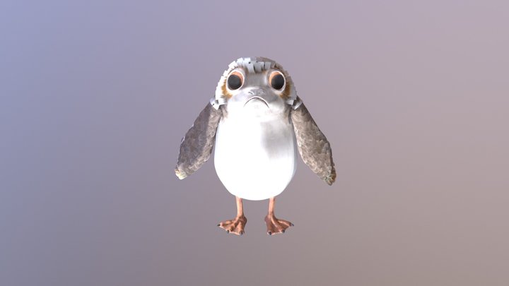 Porg 3D Model