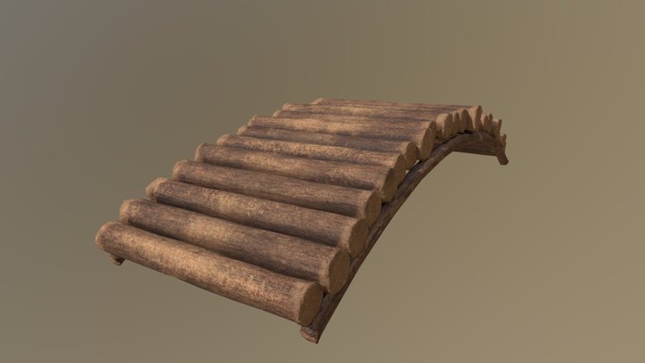 Wooden bridge 3D Model