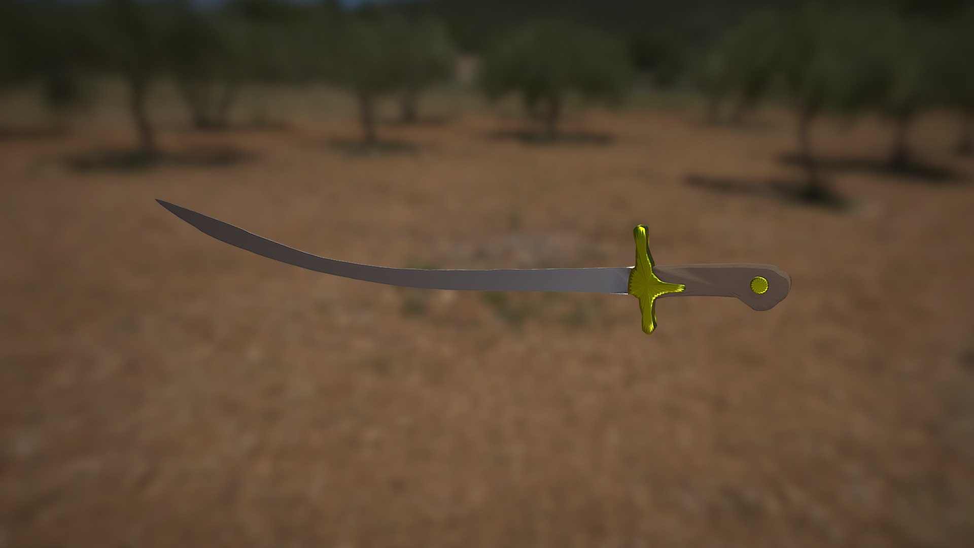Eastern Style Sword - 3D model by Thracianus [a60c328] - Sketchfab