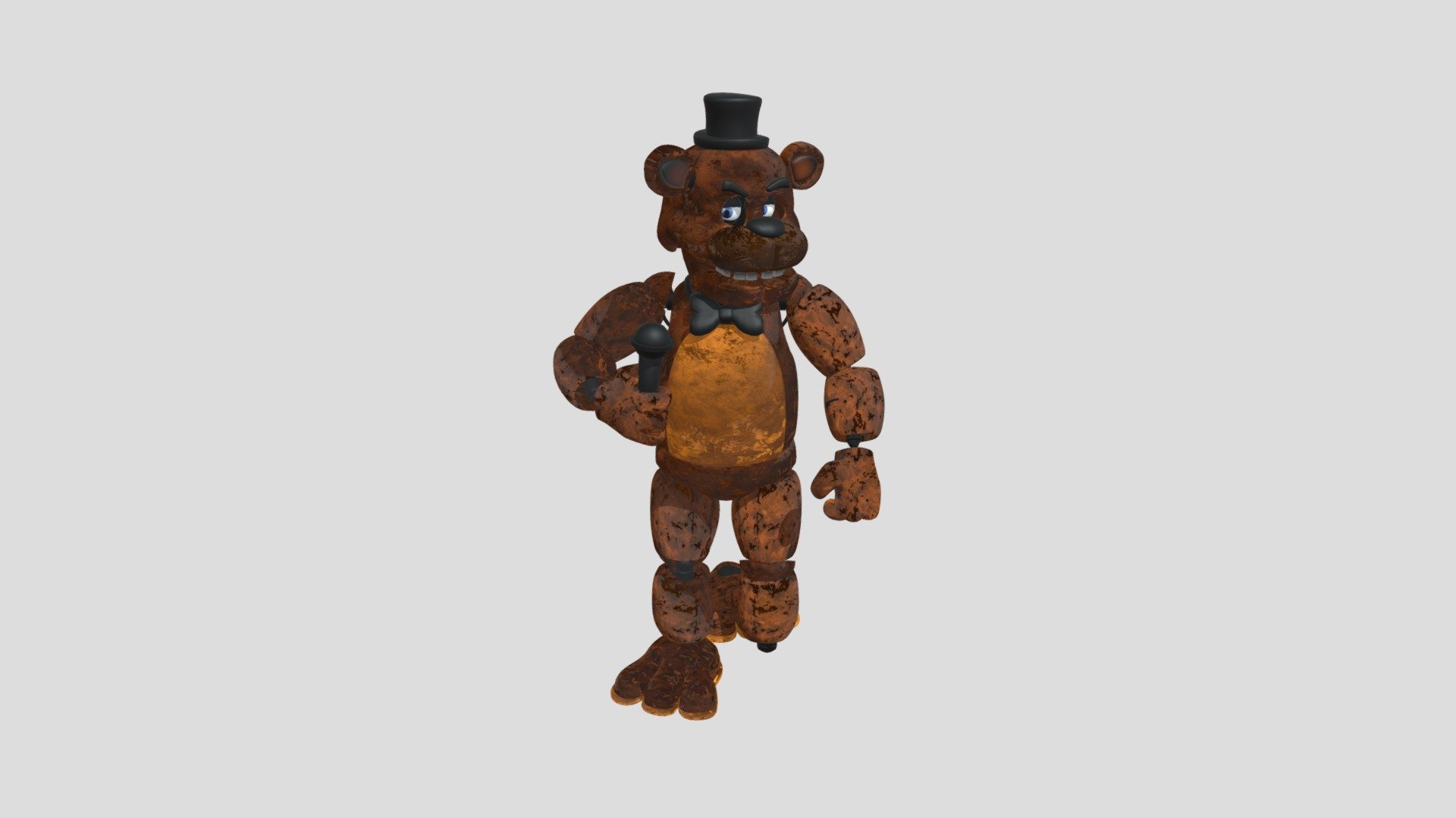 Freddy Fazbear - Download Free 3D model by tristanwesl10 [a60c7d0 ...