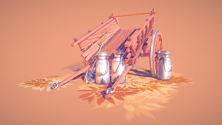 [Student Work] Farm Props 3D Model