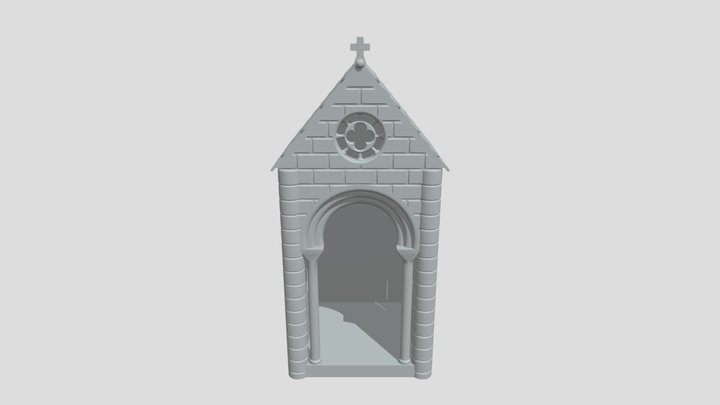 Romanesque chapel 3D Model