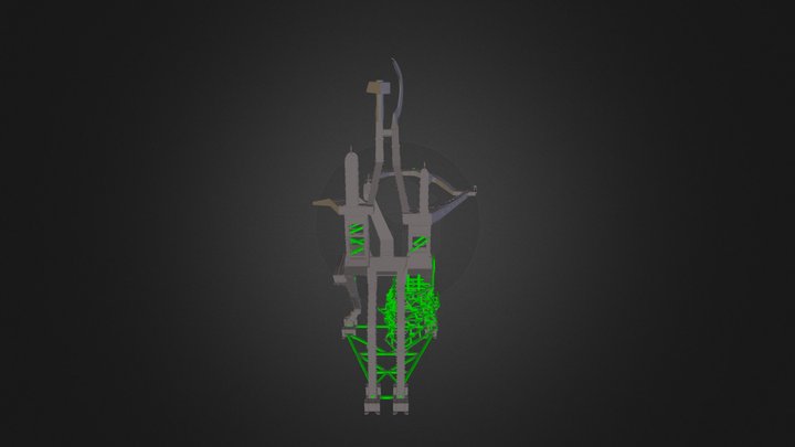 Рабочий и Колхозница 3D Model