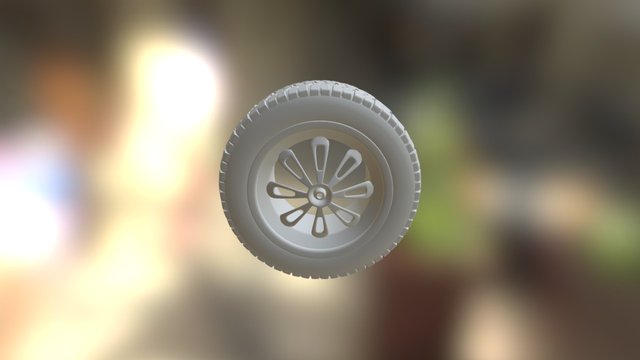 Modeling a Wheel Exercise 3D Model