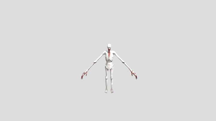 SCP-096 Animate 3D Model