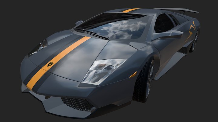 Lamborghini-LP670-SV 3D Model