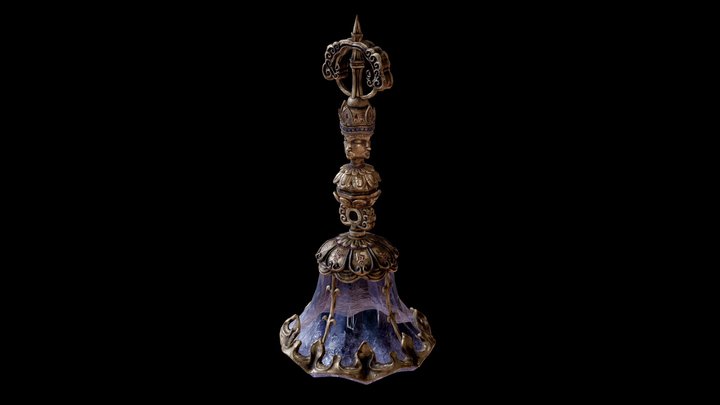 Ritual hand-bell 3D Model