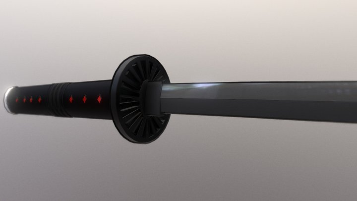 Tanjiro's Katana | Demon Slayer 3D Model