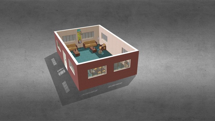 Salon Asiatico 3D Model