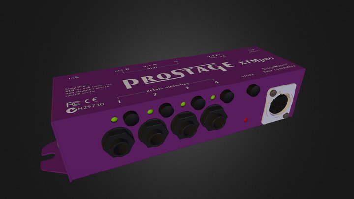 Prostage XTMpro - MIDI Switcher | MIDI Adapter 3D Model