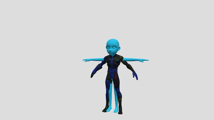 spider costume 3D Model
