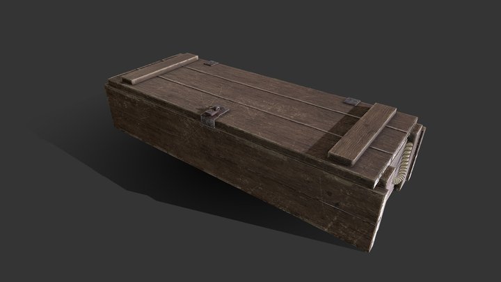GunCrateModel 3D Model