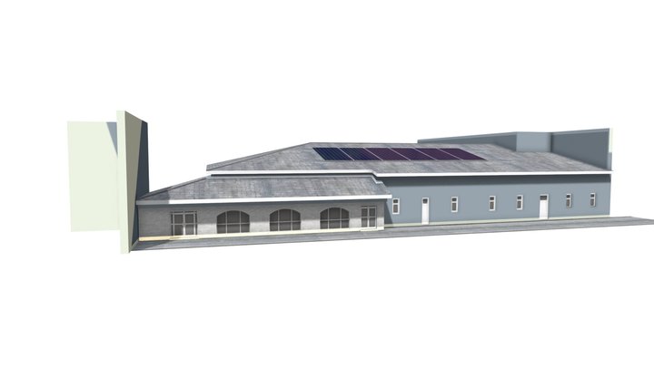 Roof-test-4-with-solar-panels 3D Model