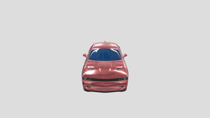 2015 Dodge Challanger Hellcat 3D Model