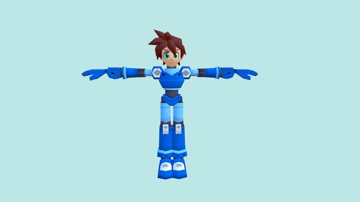 Mega Man Volnutt ~Fanart 3D Model