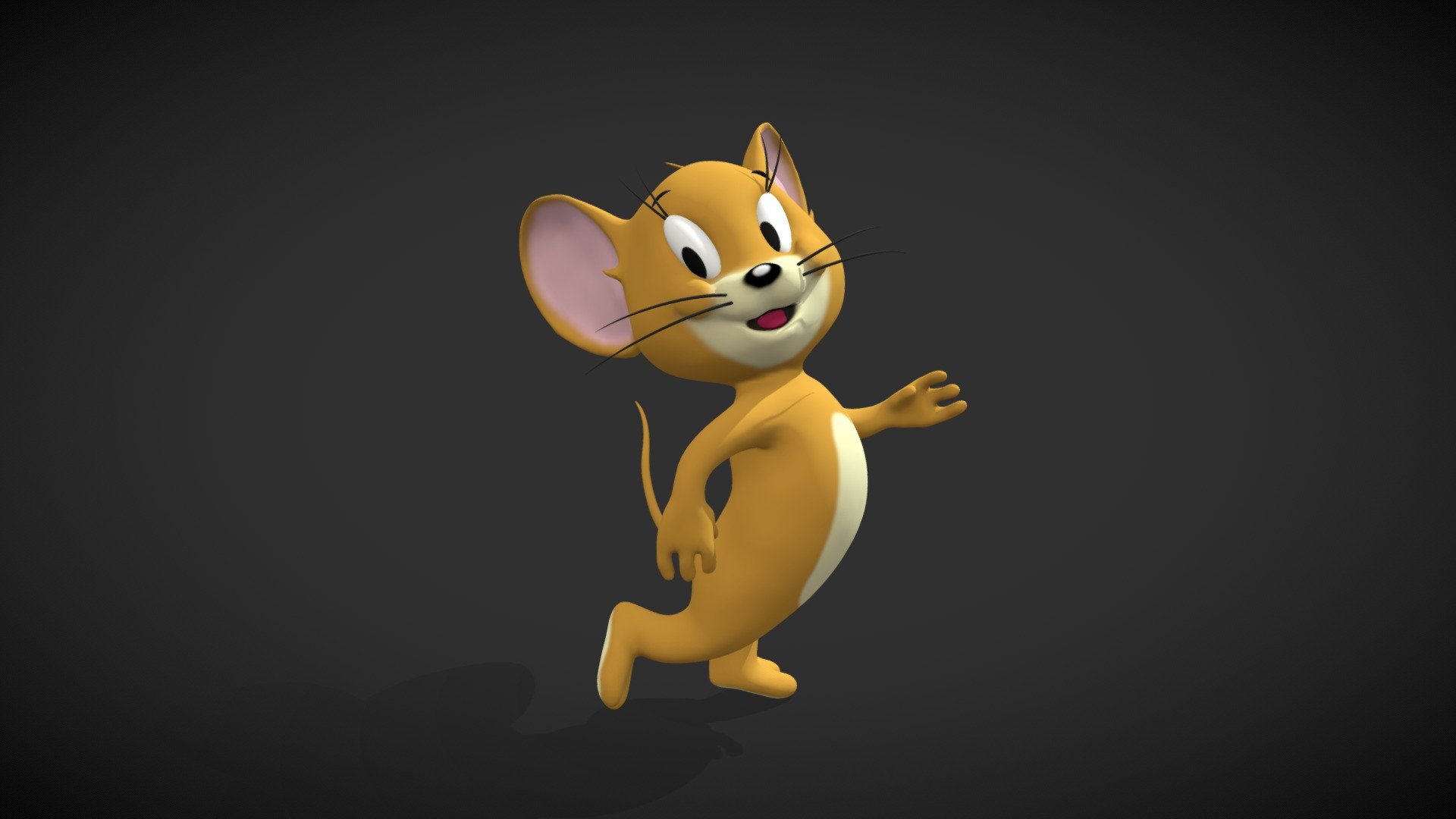 Jerry Mouse - 3D model by Marc-Antoine Déziel (@marcdeziel) [a618751 ...