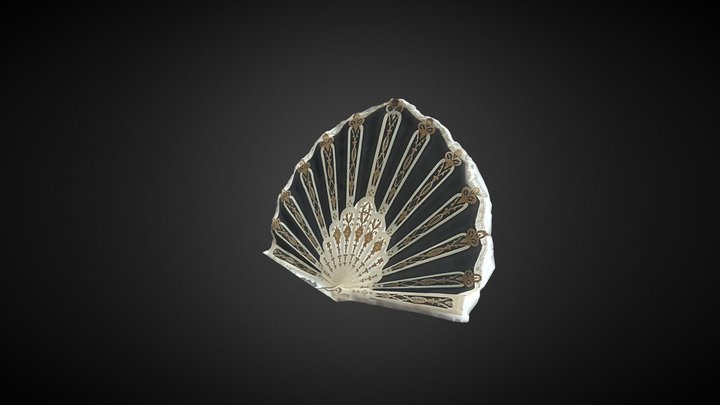 Regency period fan 3D Model
