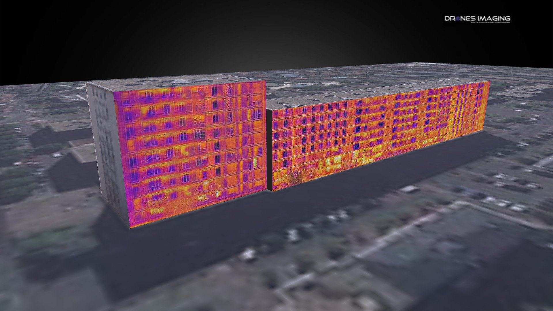 St-Gratien thermal photogrammetry FLIR - France