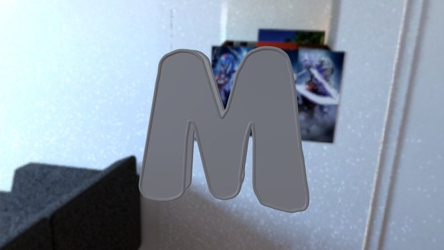 M 3D Model