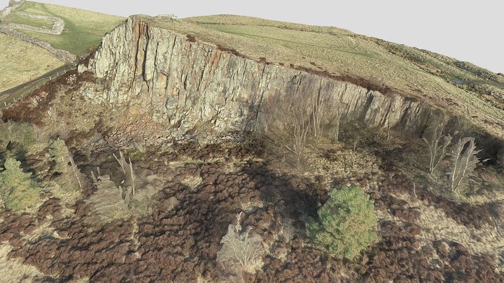 Cawfields Quarry, Northumberland 3D Model