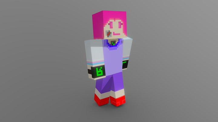 Kiri-ta - OC Robot Girl 3D Model