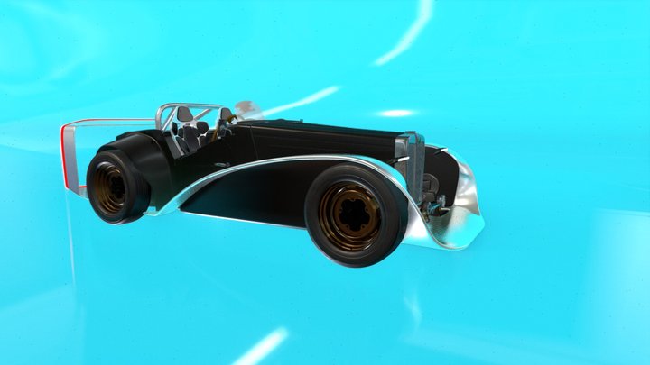 Hotrod 3D Model