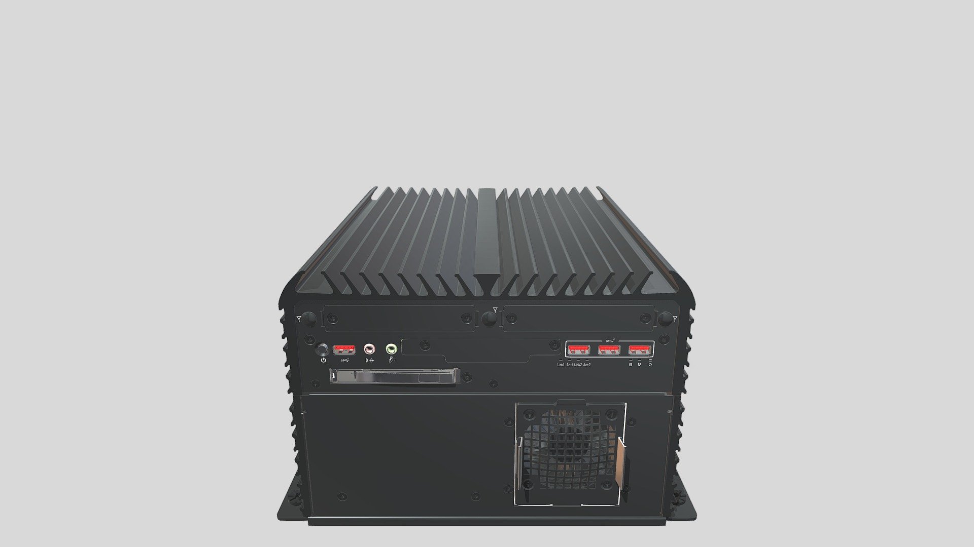 RCO-6000-RPL AI Edge Inference Computer — Sketchfab embed 3D viewer