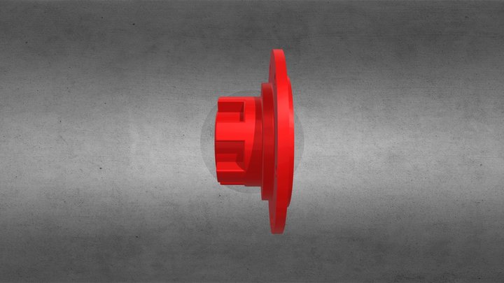 Cover part in Gear box 3D Model
